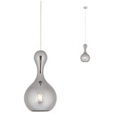  Redo 01-2256 - Luster na sajli LOB 1xE27/42W/230V prečnik 18 cm siv | Eponuda.com