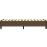  Box spring posteljni okvir temno rjav 100x200 cm blago | Shoptok.si
