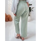 DStreet Spodnie damskie materiałowe wide leg LINESSA zielone | Shoptok.si