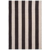 Jotex Črno-bela ročno tkana preproga iz mešanice volne 160x230 cm Sissel – u