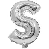 Procos Folija balon u obliku slova u srebrnoj boji – slovo S 32 cm | shoptok.hr