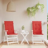 vidaXL Blazine za vrtne stole 2 kosa rdeče 120x50x3 cm blago, (20656868) | Shoptok.si
