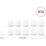  Ogledalne svjetiljke 12 pcs Bijelo 4.5 x 4.5 x 4.8 cm Plastika | shoptok.hr