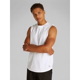 Calvin Klein Jeans Majice brez rokavov WOVEN LABEL TANK J30J327283 Bela | Shoptok.si
