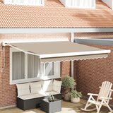 vidaXL Avtomatska retraktibilna tenda bež 300x250 cm, Tenda za zamenjavo tkanine za okvir 3x2.5 m bež Cene
