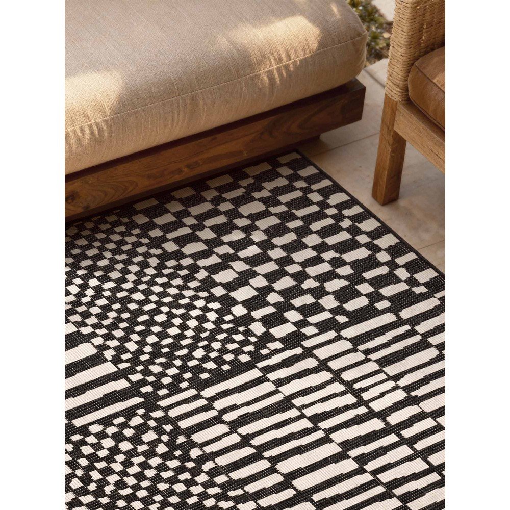 Ted Baker Crni/krem unutarnji i vanjski tepih 120x170 cm Haringey Barkham – | shoptok.hr