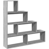 vidaXL Pregrada/regal za knjige 4razina sonoma 143,5x29x143,5cm drveni | shoptok.hr