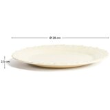 Kave Home Bež keramičen krožnik ø 28 cm Varla – | Shoptok.si