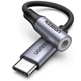 AV161 USB-C na 3.5mm M/F kabl 10cm