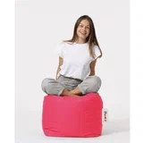tabure square pouf pink