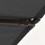  Vrtni suncobran s aluminijskom šipkom 180 x 110 cm antracit | shoptok.hr