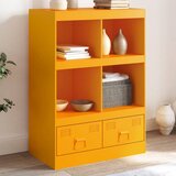 vidaXL Visoka komoda boja senfa 67 x 39 x 95 cm čelični Cijene