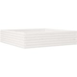  Vrtna sadilica bijela 100x100x23 cm od masivne borovine | shoptok.hr