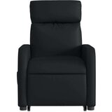 vidaXL Masažni naslonjač na podizanje od umjetne kože crni | shoptok.hr