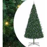  Božićno drvce s ukrasnim gudačkim svjetlima Zelena 400 cm PVC | shoptok.hr