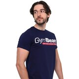 GymBeam Strong Tomorrow T-shirt Navy Blue