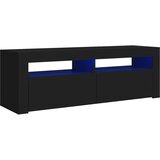 Furnova TV omarica z LED lučkami črna 120x35x40 cm, (21922789) | Shoptok.si