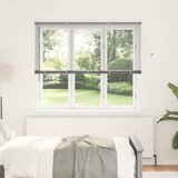 vidaXL Zavjesa za prozor sa zavjesama Ostalo Srebrna 160 x 175 cm Aluminij | shoptok.hr