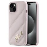 Karl Lagerfeld PREŠIT OVITEK DIAGONAL ZA IPHONE 15 PLUS 14 PLUS ROZA, (21898147) | Shoptok.si