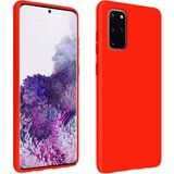 AVIZAR Poltrdi silikonski ovitek za Samsung S20 Plus z mehkim zakljuckom na dotik - rdec, (20719124) | Shoptok.si