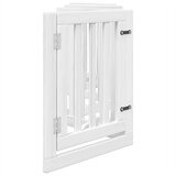  Vrata za pse s vratašcima 6 panela sklopiva 300 cm drvo topole Bijela 50 x 60 x 2 cm | shoptok.hr