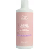 Wella Invigo Blonde Recharge 500 ml šampon plava kosa sijeda kosa za ženske