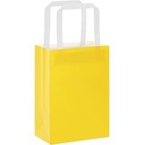  Papirnate vrećice 250 kom s ručkama žute 15x8x21 cm | shoptok.hr
