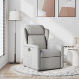 vidaXL Ležaljka Oblačno siva tkanina | shoptok.hr