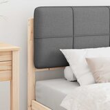  Krevetni okvir s tapiciranim uzglavljem Svijetlo siva Svjetlosiva 205.5 x 95.5 x 93 cm | Shoptok.si