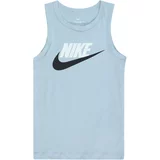 Nike Sportswear Majica 'ESSNTL HBR' svetlo modra / črna / bela