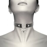 Coquette choker keys heart Cene