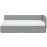 vidaXL kutni okvir kreveta svijetlo siva 80 x 200 cm tkanina | shoptok.hr