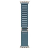 Apple 49mm light blue alpine loop - medium - natural titanium finish | Eponuda.com