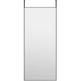  Ogledalo za vrata crno 40 x 100 cm od stakla i aluminija | shoptok.hr