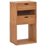 vidaXL Ormarić za pohranu 40 x 30 x 76 cm od masivne tikovine Cijene