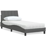 vidaXL Krevet s madracem tamnosivi 80x200cm od tkanine | shoptok.hr