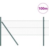 vidaXL Šesterokotna ograja Siva 0.8x100 m Jeklo | Shoptok.si