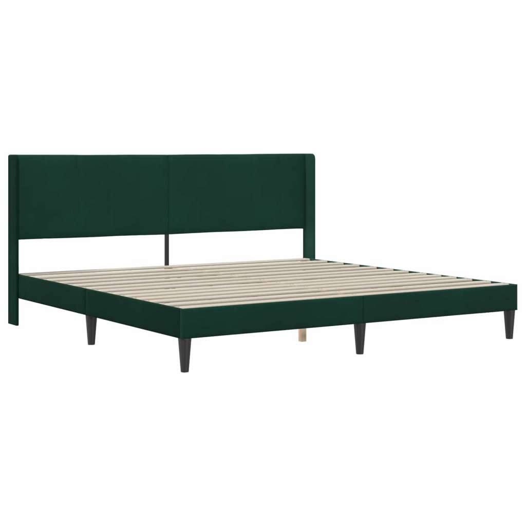  Okvir za krevet Tamnozelena 180 x 200 cm Baršun - Tamnozelena 180 x 200 cm | shoptok.hr
