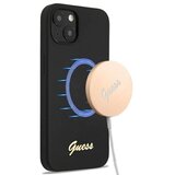 Guess SILIKONSKI OVITEK HARDCASE ZA IPHONE 13 6.1 ČRN ZA MAGSAFE GOLD LOGO, (21833554) | Shoptok.si