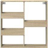 vidaXL Stenska omarica sonoma hrast 80x15x80 cm inženirski les | Shoptok.si