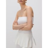 Reserved Top s volanom - bijela | shoptok.hr