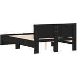  Okvir za krevet s uzglavljem crni 135x190 cm | shoptok.hr