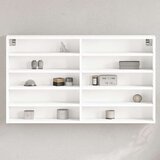vidaXL Vitrina bijela 100x15x58 cm konstruirano drvo Cijene