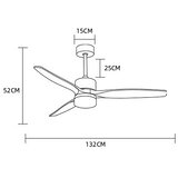  Immax NEO 07165-S-LED Plafonski ventilator ELEGANTE LED/18W/230V Wi-Fi Tuya + daljinski upravljač | Eponuda.com
