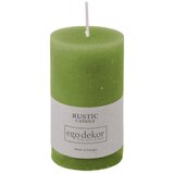 Rustic candles by Ego dekor Zelena sveča Rust čas gorenja 38 h Cene