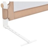  Sigurnosna ogradica za dječji krevet bež 120 x 42 cm poliester | Eponuda.com