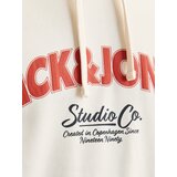 Jack & Jones Majica 'JORBRONX' oranžno rdeča / črna / volneno bela | Shoptok.si
