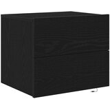  Noćni ormar 2 pcs Crni hrast 50 x 39 x 41 cm Konstruirano drvo | shoptok.hr