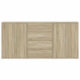  Komoda 3 kom boja hrasta sonome 60x31x84 cm konstruiranog drva | shoptok.hr