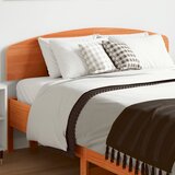 vidaXL Uzglavlje voštano smeđe 135 cm od masivne borovine | shoptok.hr